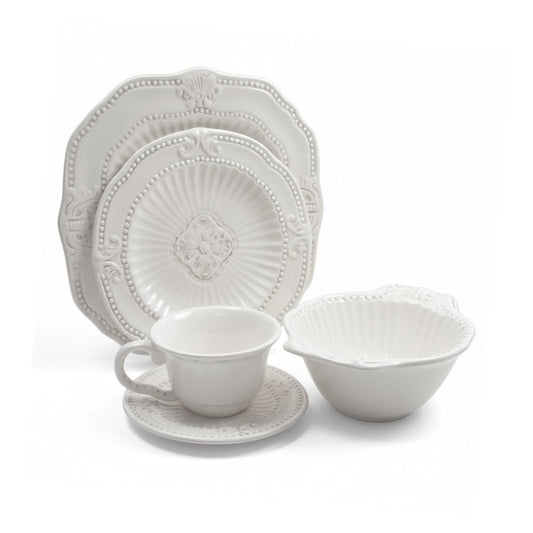 Jay Companies Baroque 20-Piece Dinner Set