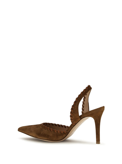 Suede Pumps Luggage/Sedona