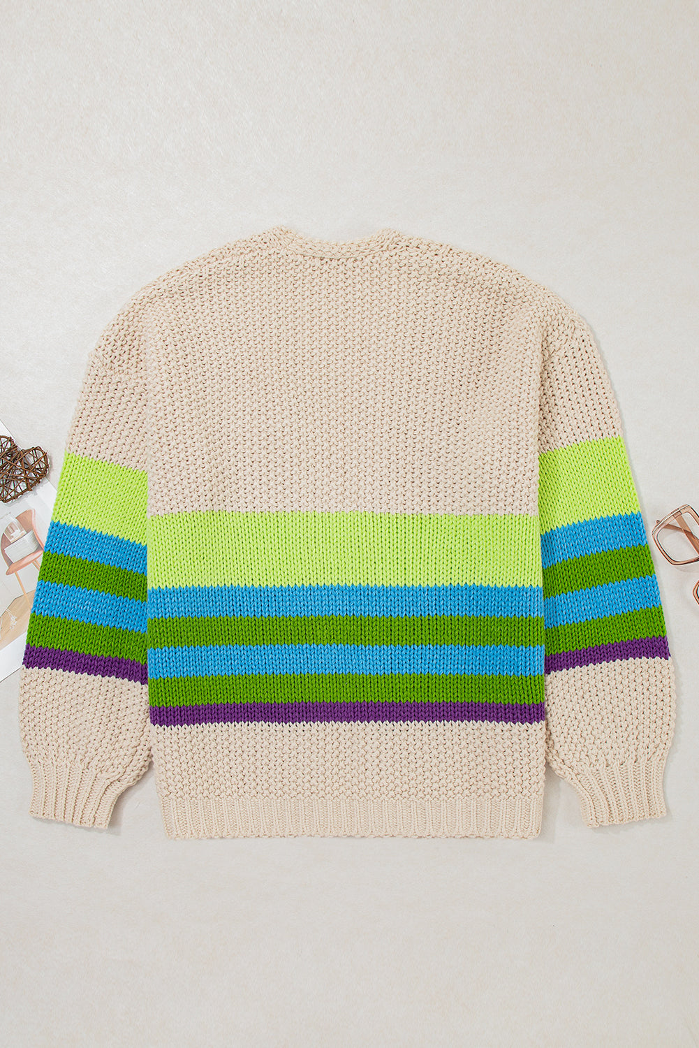 Threaded Pear Adalee Crochet Open Front PLUS Cardigan
