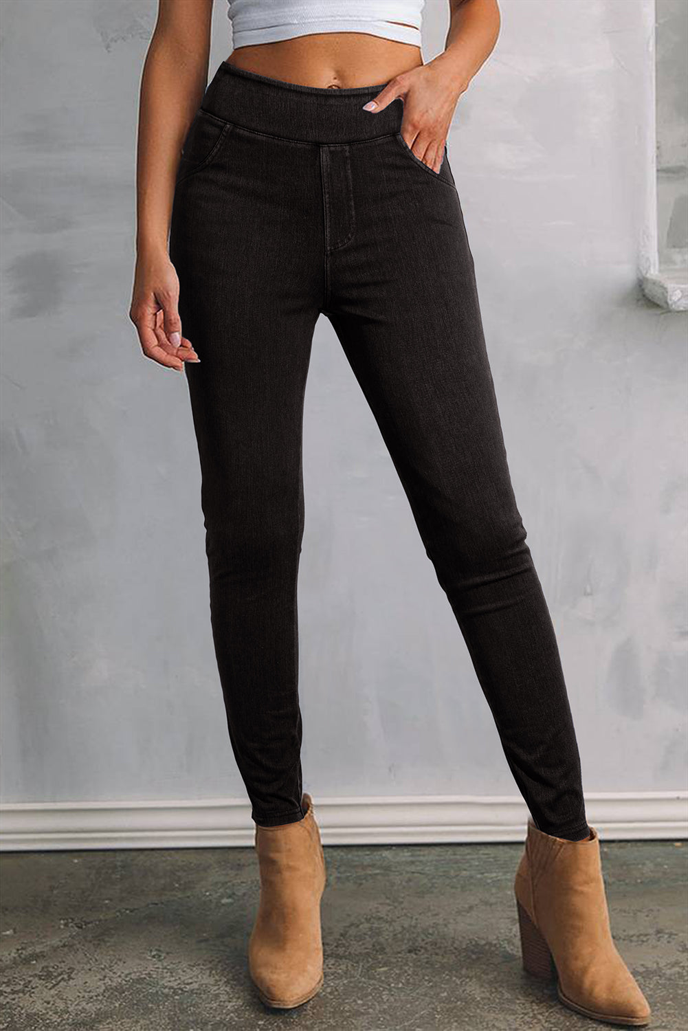 Threaded Pear Olivia Stretchy Slim Fit Jeggings