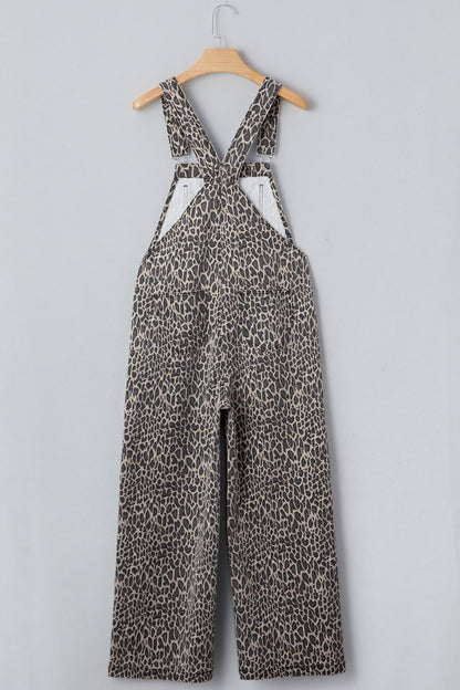 Threaded Pear Soleil Leg Loose Overall Jumpsuit