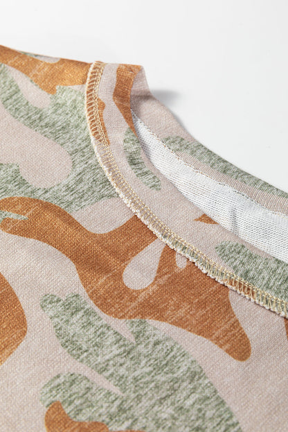 Threaded Pear Elliot Patchwork Drop Shoulder Sweatshirt