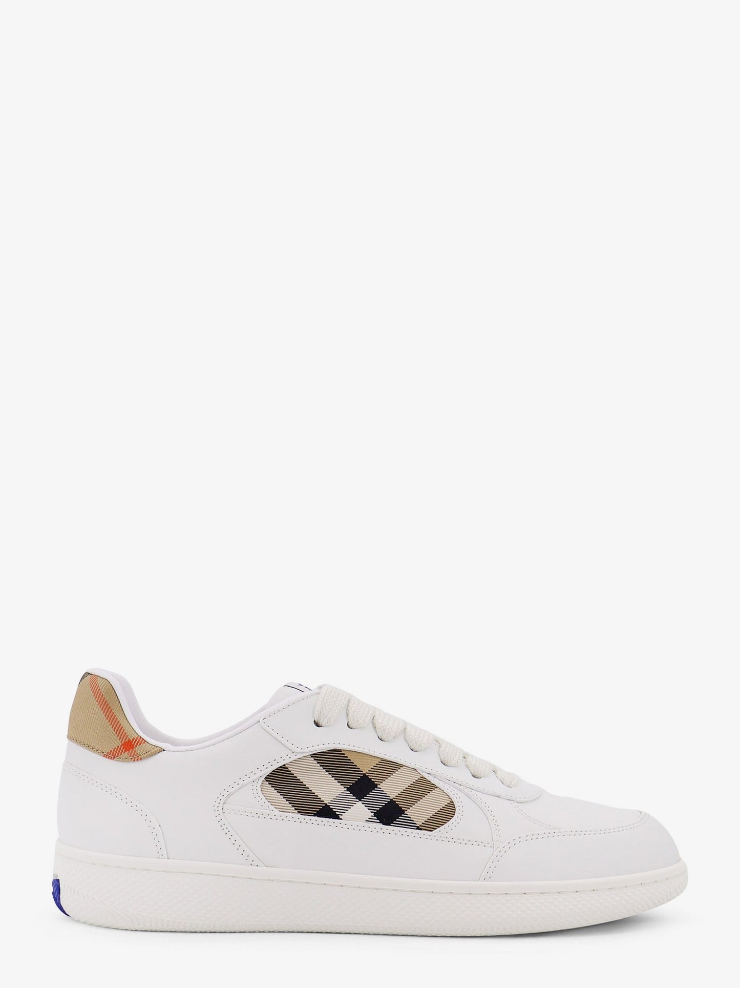 Low-Top Leather Sneakers White