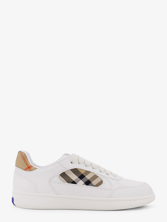 Low-Top Leather Sneakers White