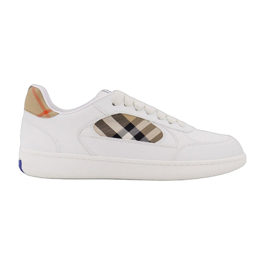 Low-Top Leather Sneakers White