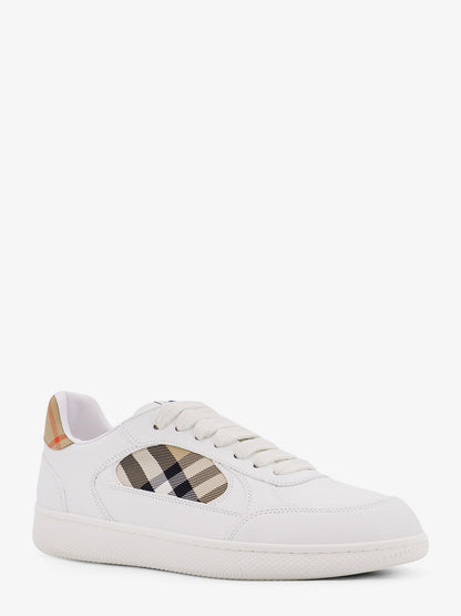 Low-Top Leather Sneakers White