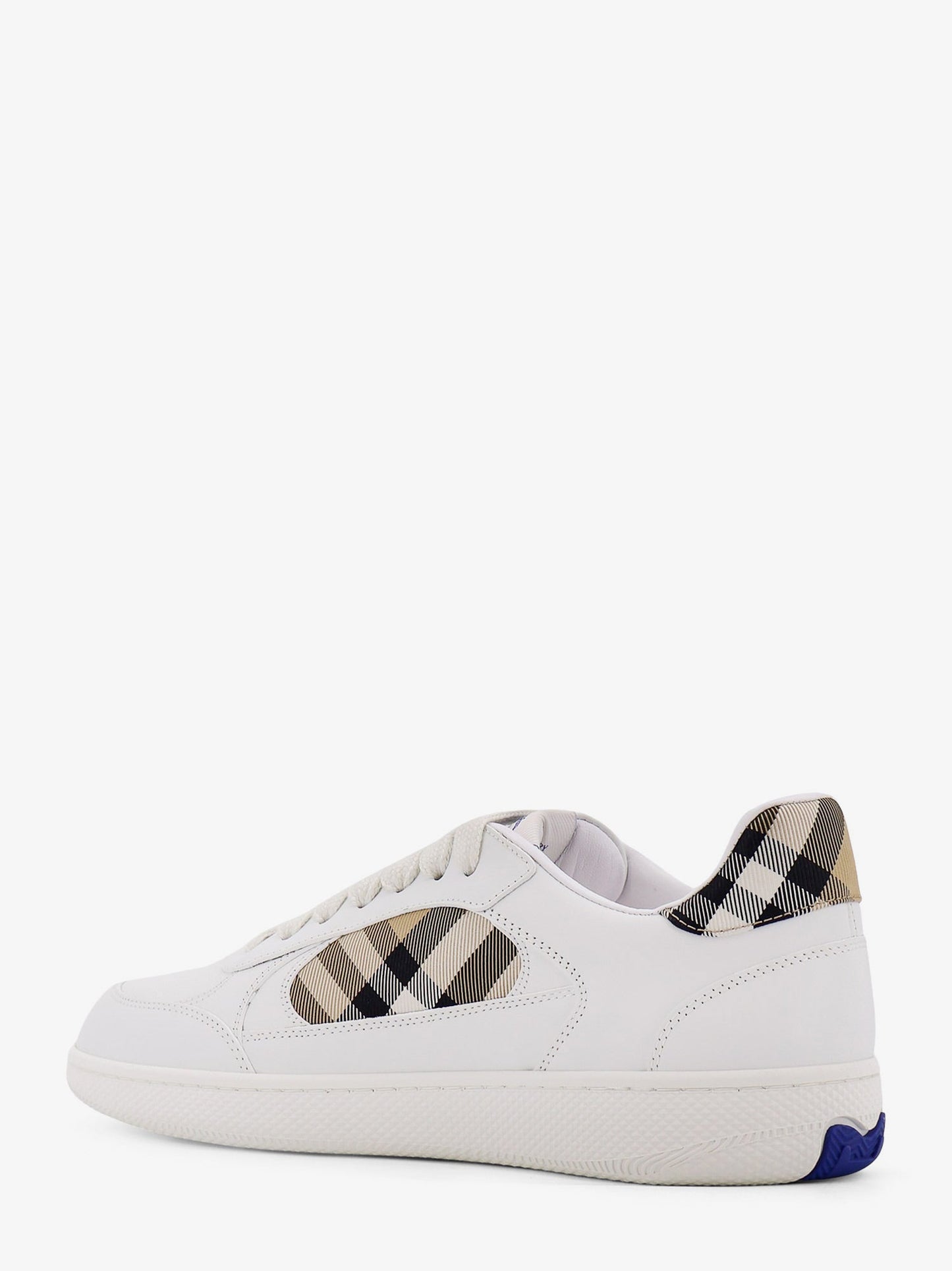 Low-Top Leather Sneakers White