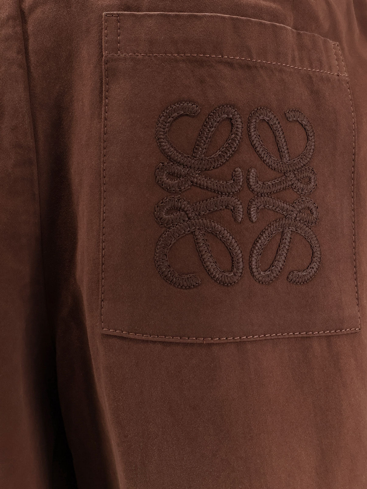 Cotton Trousers Brown