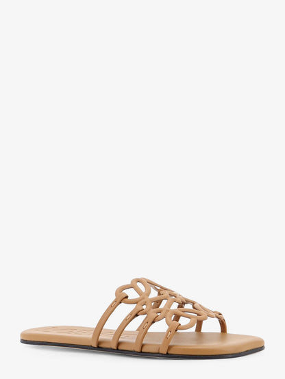 Sandals Paula's Ibiza Brown Leather