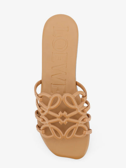 Sandals Paula's Ibiza Brown Leather
