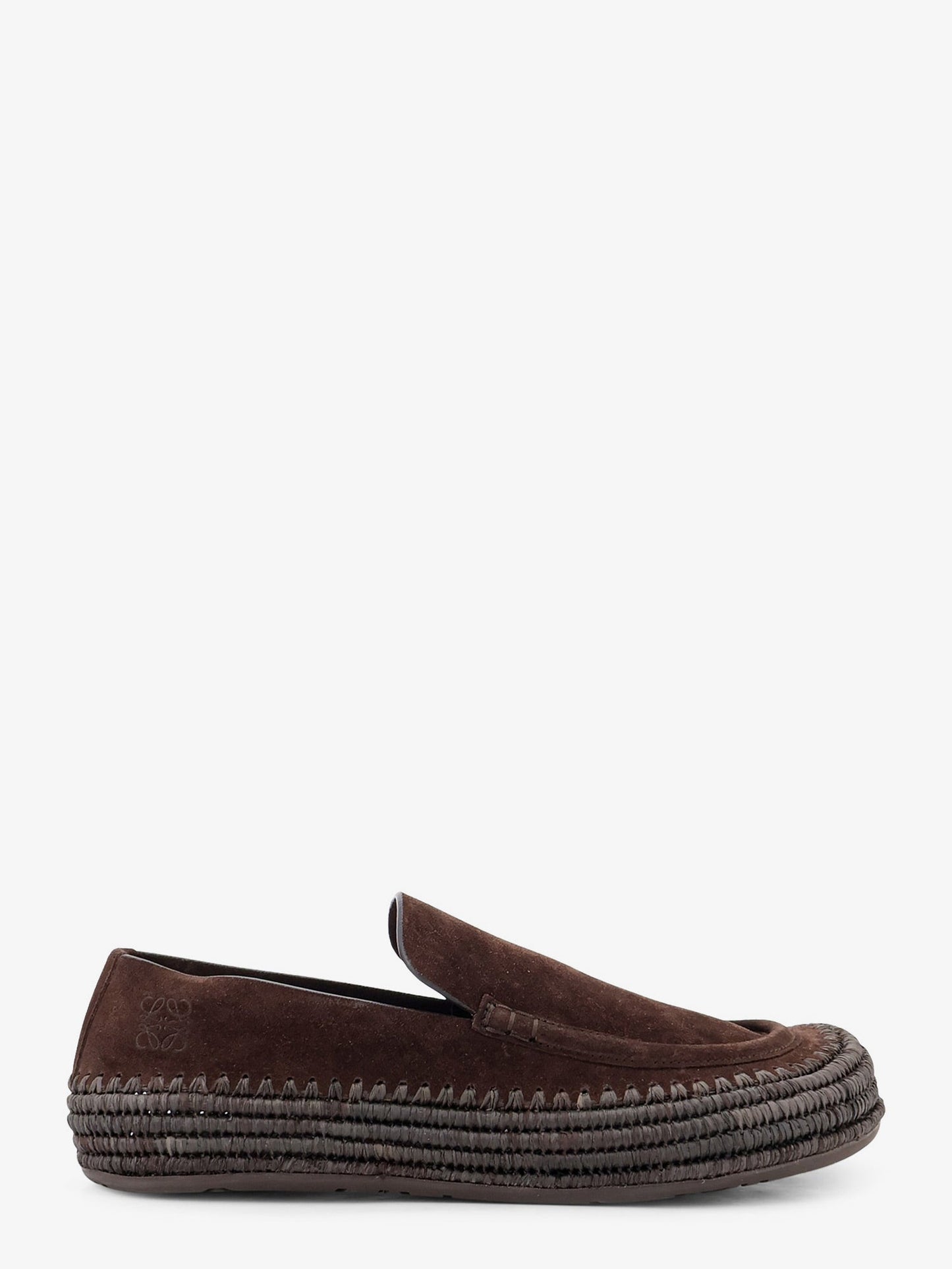 Loafers Rio Suede and Raffia Brown