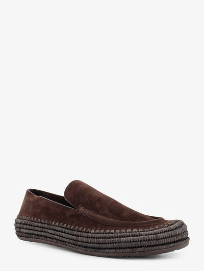 Loafers Rio Suede and Raffia Brown