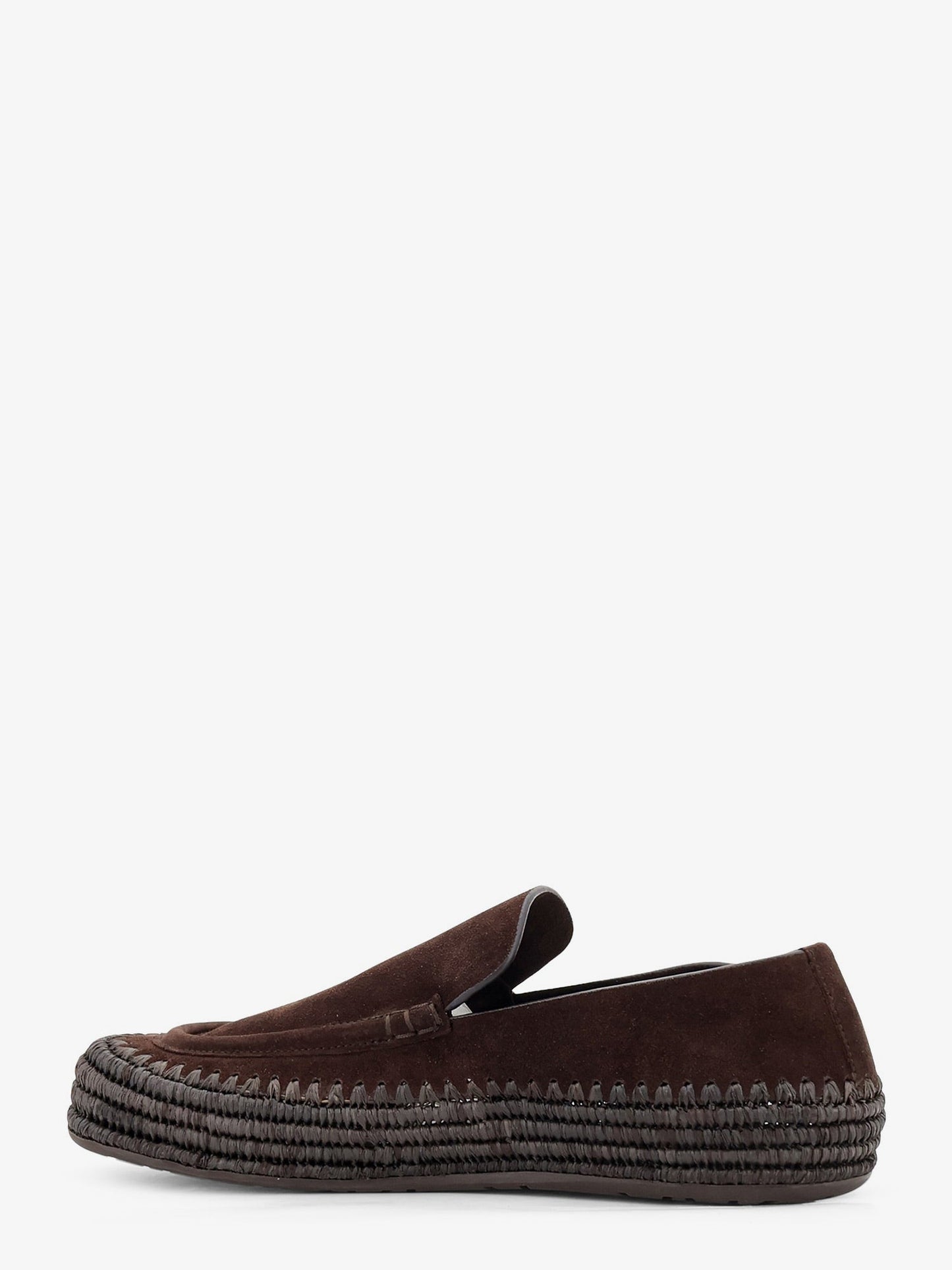 Loafers Rio Suede and Raffia Brown