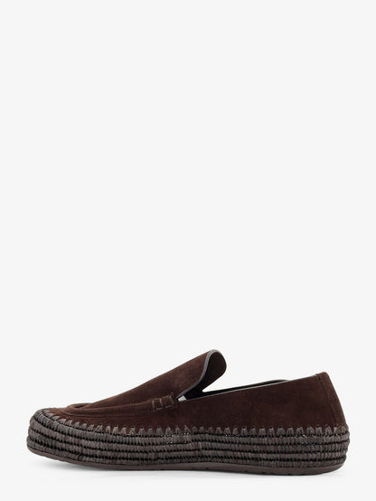 Loafers Rio Suede and Raffia Brown