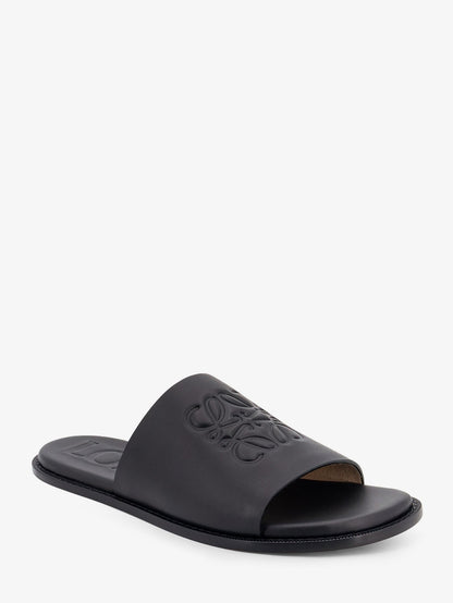 Sandals Paula's Ibiza Flex Anagram Leather Black