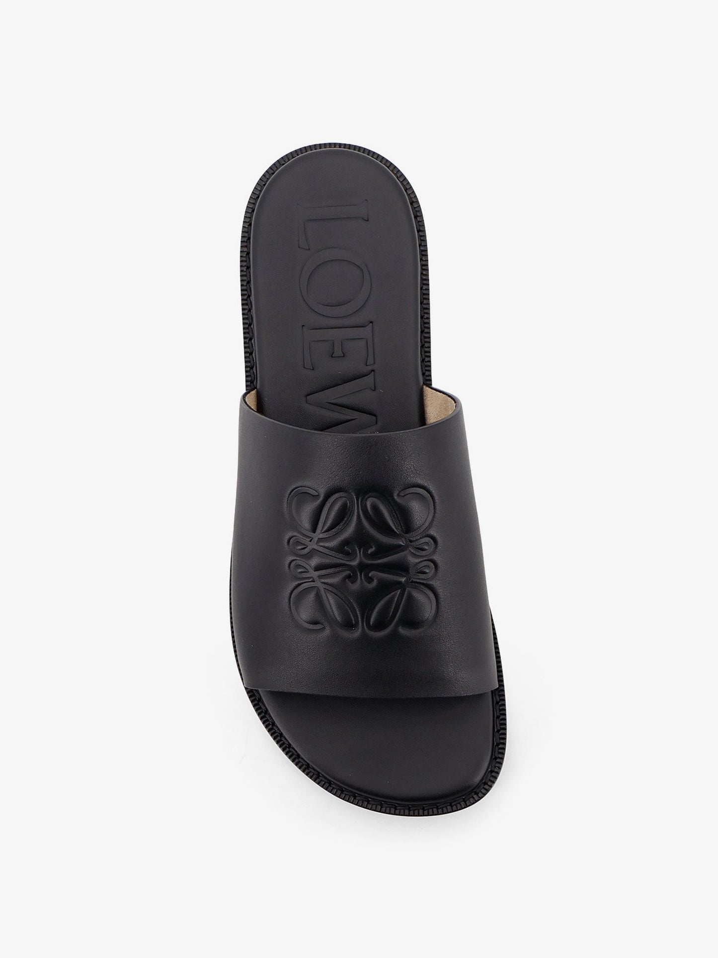 Sandals Paula's Ibiza Flex Anagram Leather Black