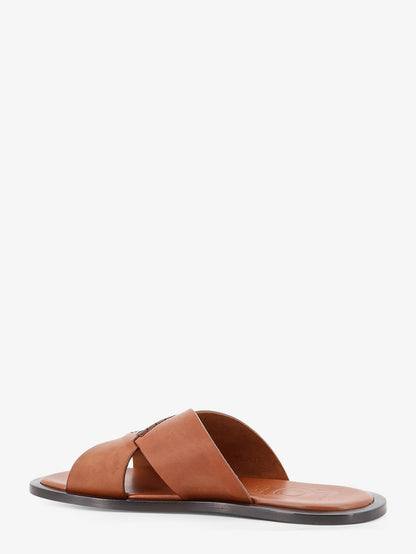 Sandals Flex Leather Brown