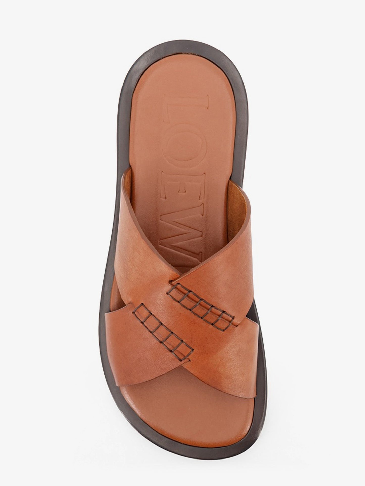 Sandals Flex Leather Brown