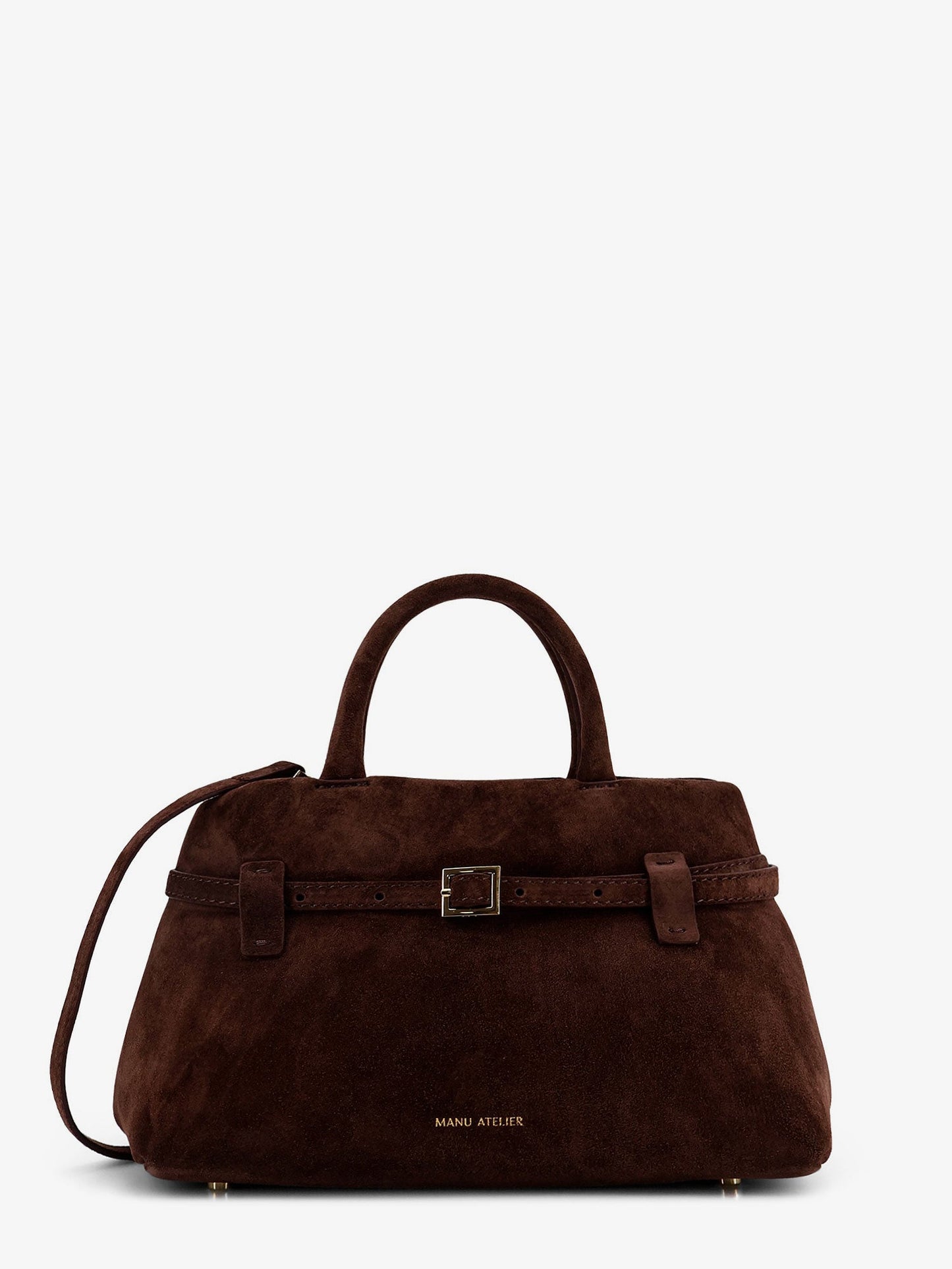 Handbag Le Cambon 25 Suede Brown