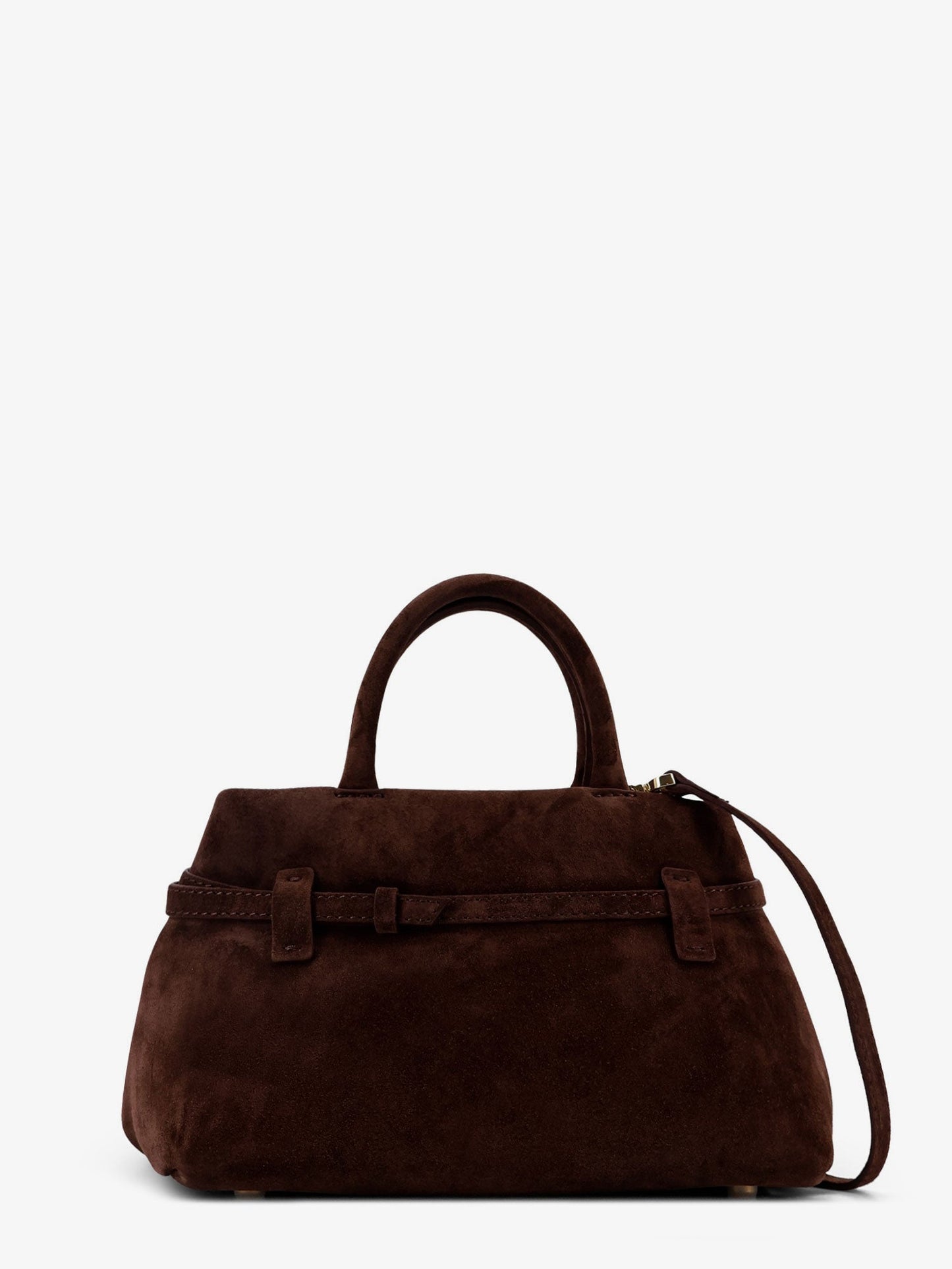 Handbag Le Cambon 25 Suede Brown