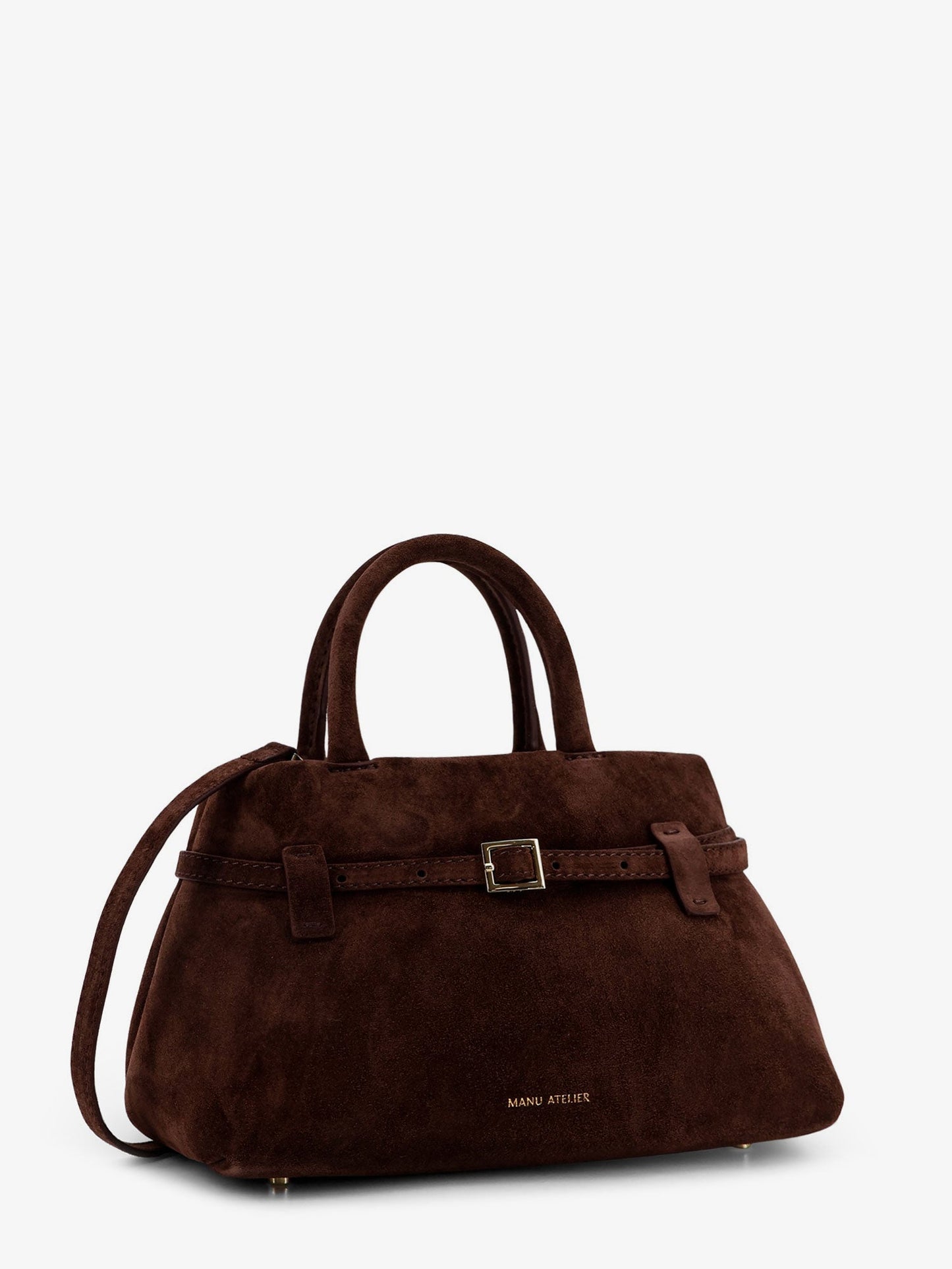Handbag Le Cambon 25 Suede Brown