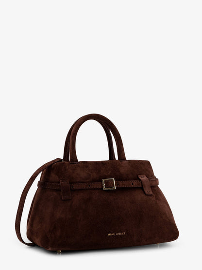 Handbag Le Cambon 25 Suede Brown