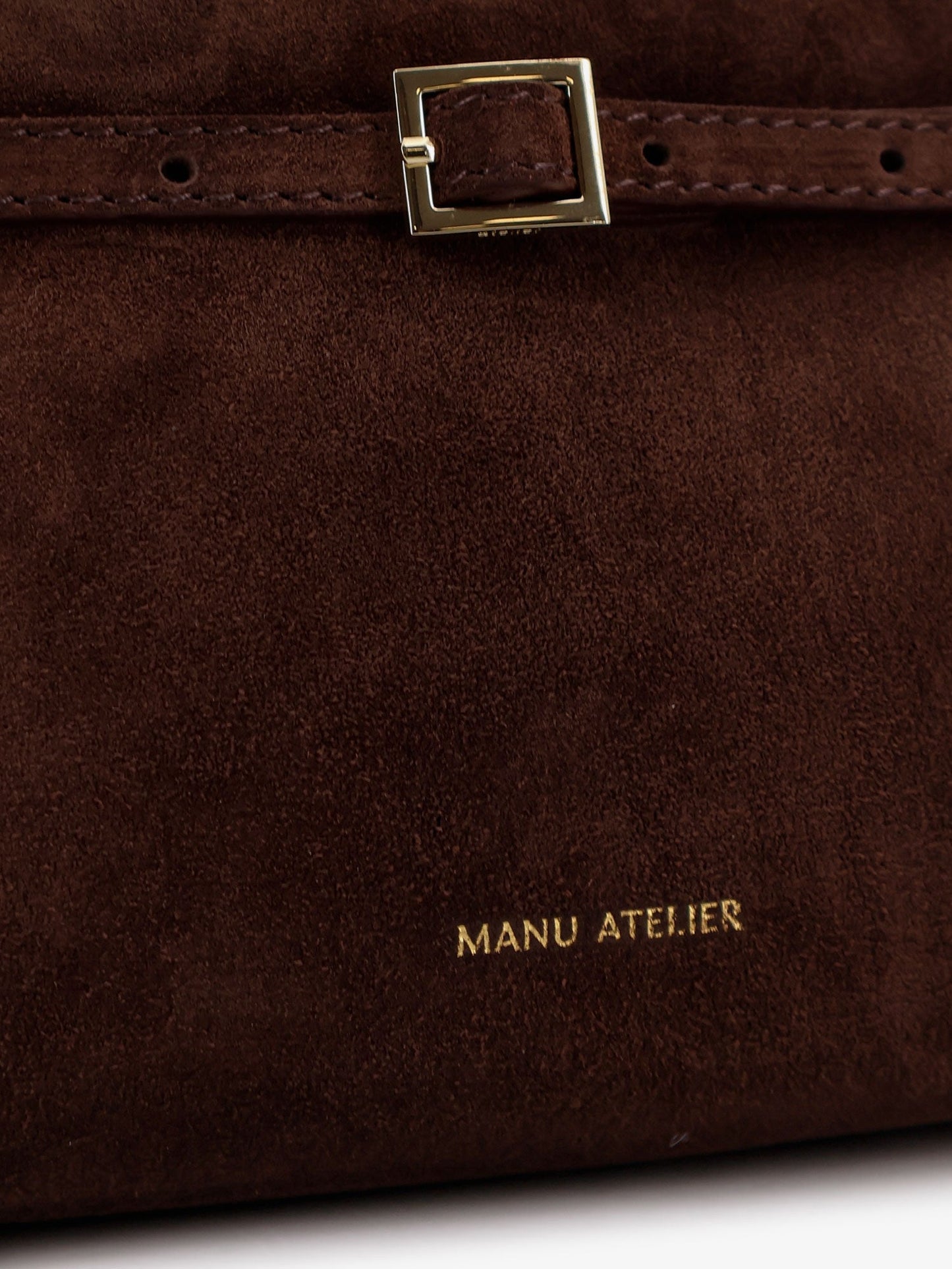 Handbag Le Cambon 25 Suede Brown