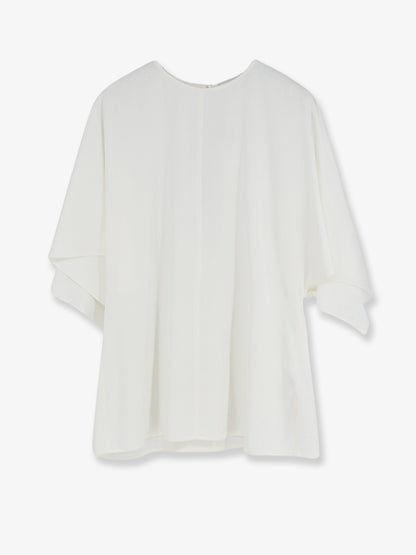 Satin Handkerchief Top White