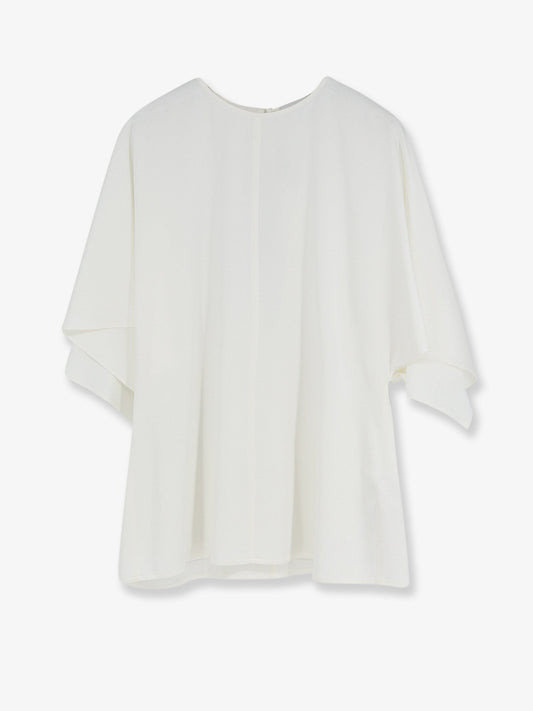 Satin Handkerchief Top White