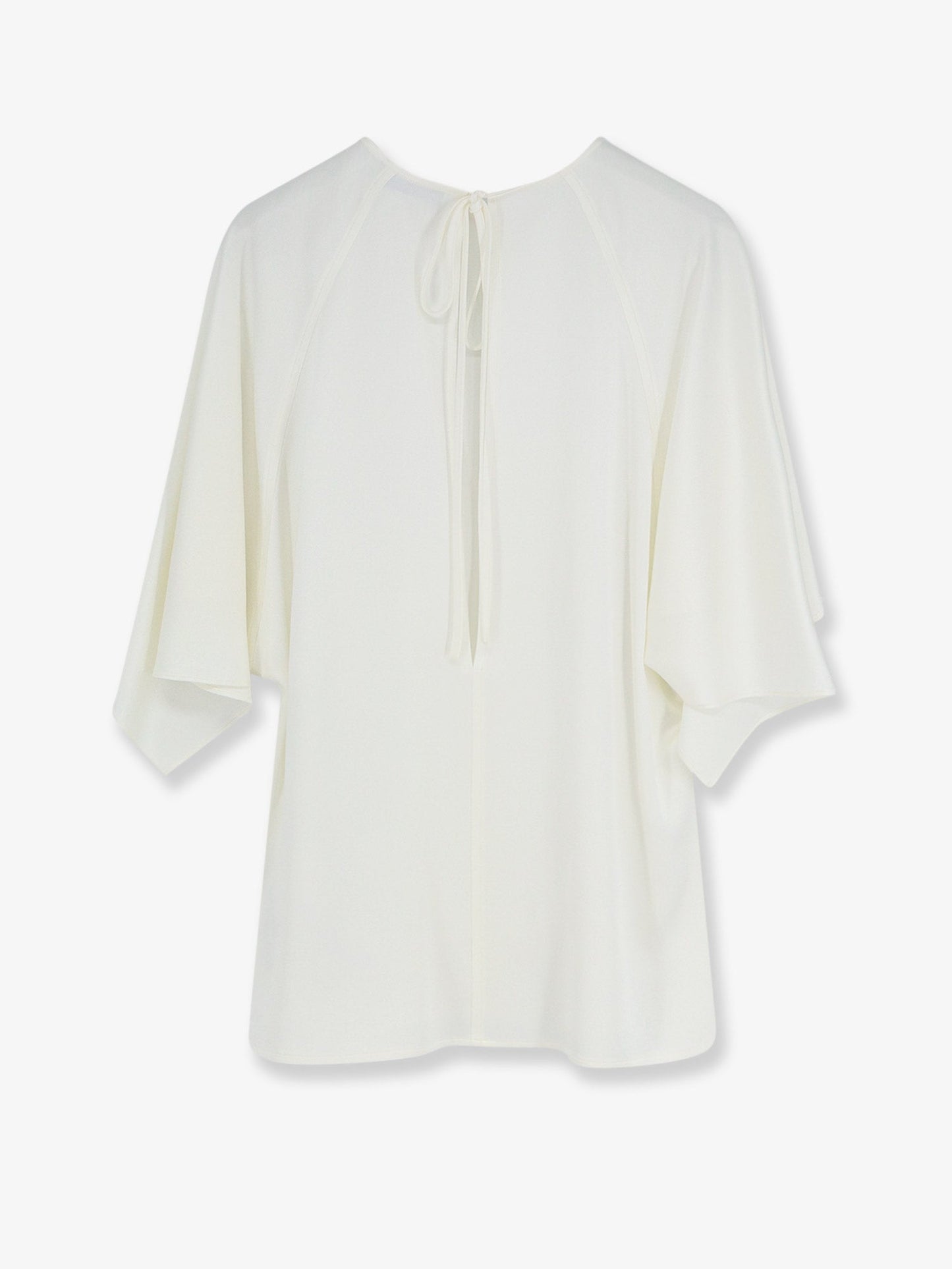 Satin Handkerchief Top White
