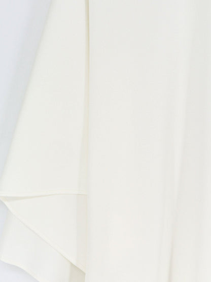 Satin Handkerchief Top White