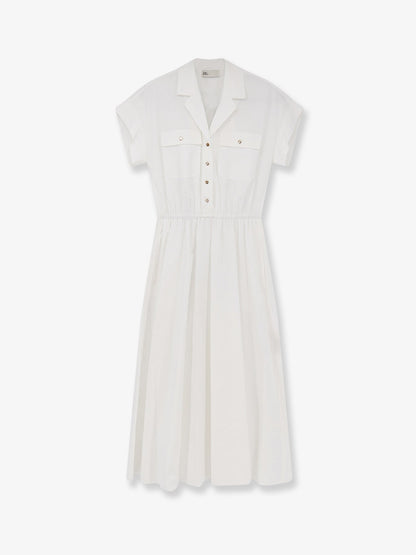 Dress Chemisier Cotton White