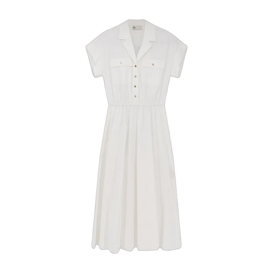 Dress Chemisier Cotton White