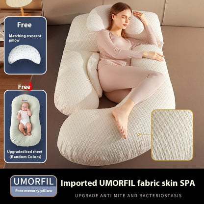 Maternity Pillow – Waist Support Side-Sleeping Cushion for Pregnancy Comfort