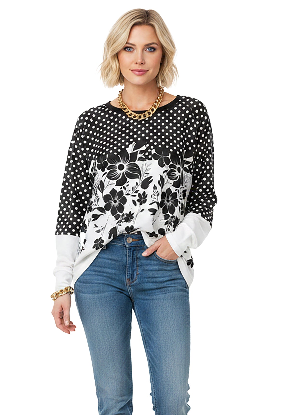 Black White Print-