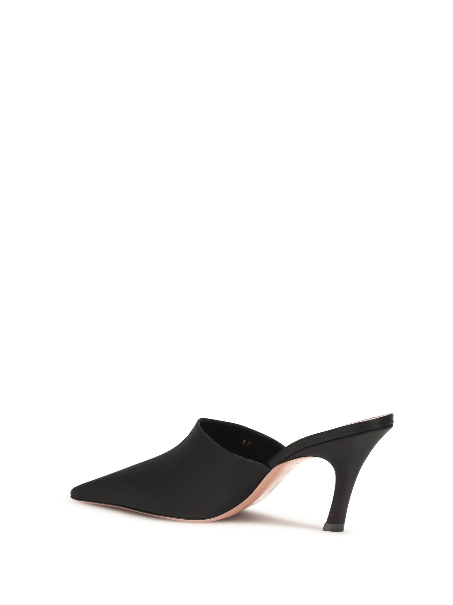 Mules Sandals Jamie Black Silk