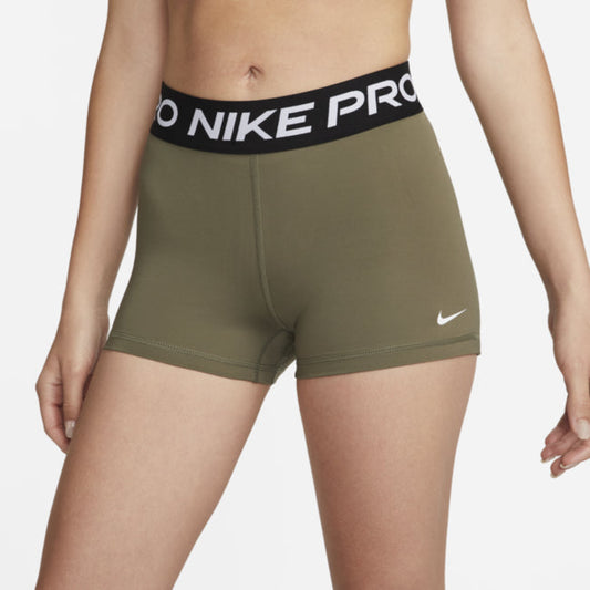Nike Women's Pro Mid Rise Tight Fit 3" Training Shorts
