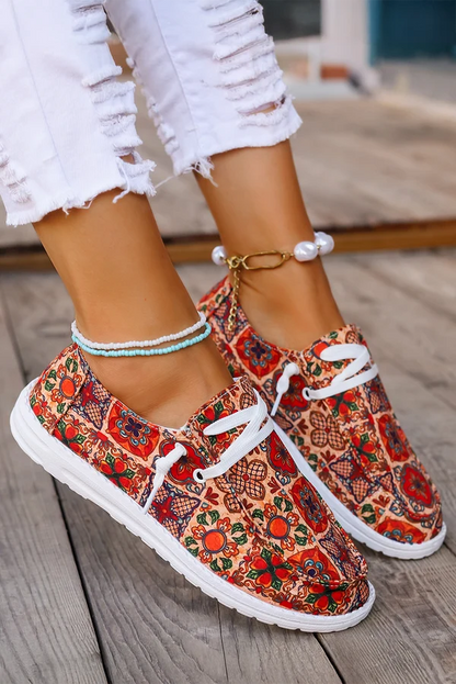 Threaded Pear Aria Flat Slip On Shoes