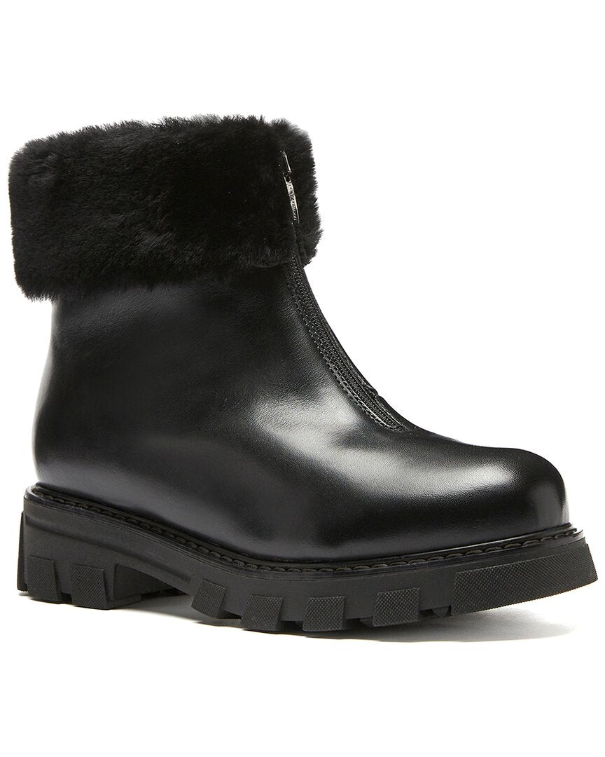 1 BLACK SUEDE/BLACK FUR-