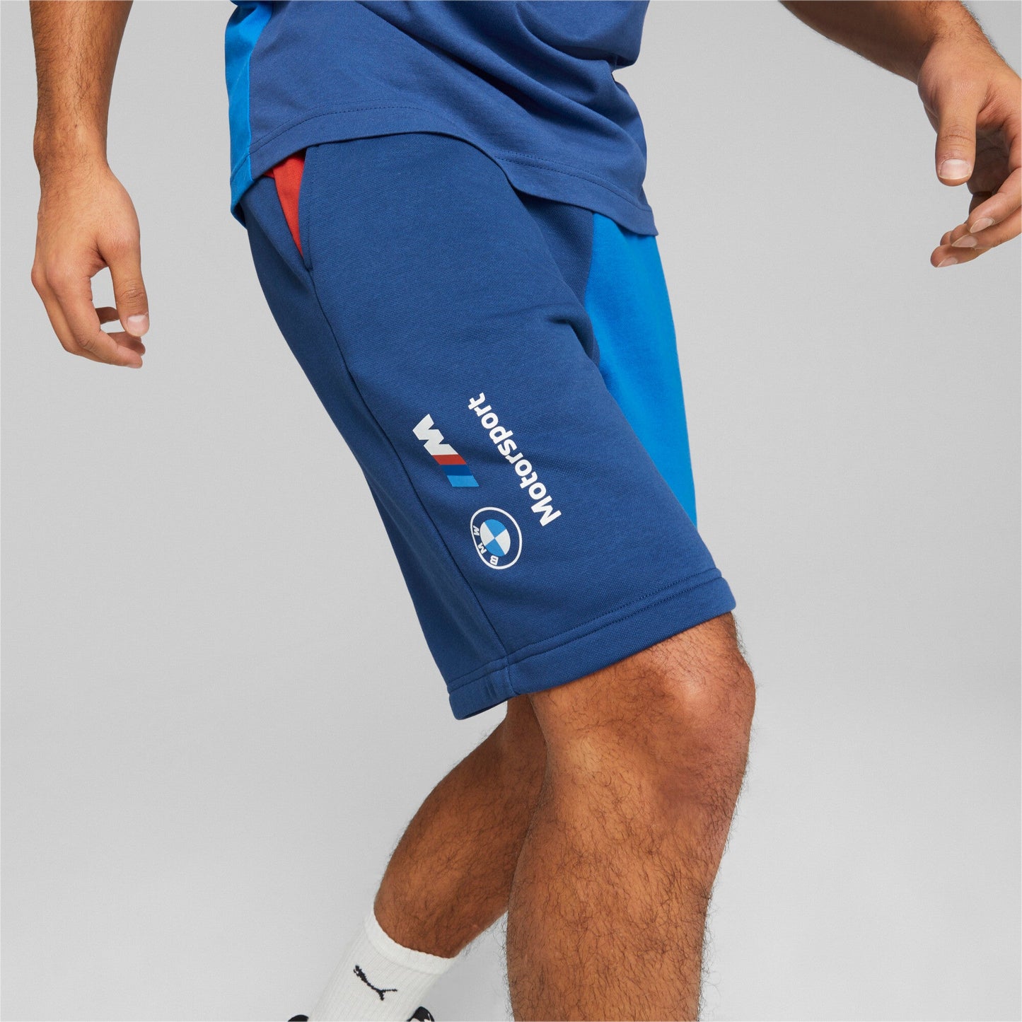 Puma Men's Bmw Motorsport Essential Fleece Shorts 8.6" Shorts