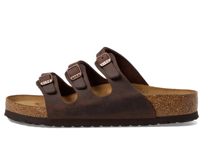 [53901] Unisex Birkenstock Florida Soft Footbed Oiled Leather (Regular Width)