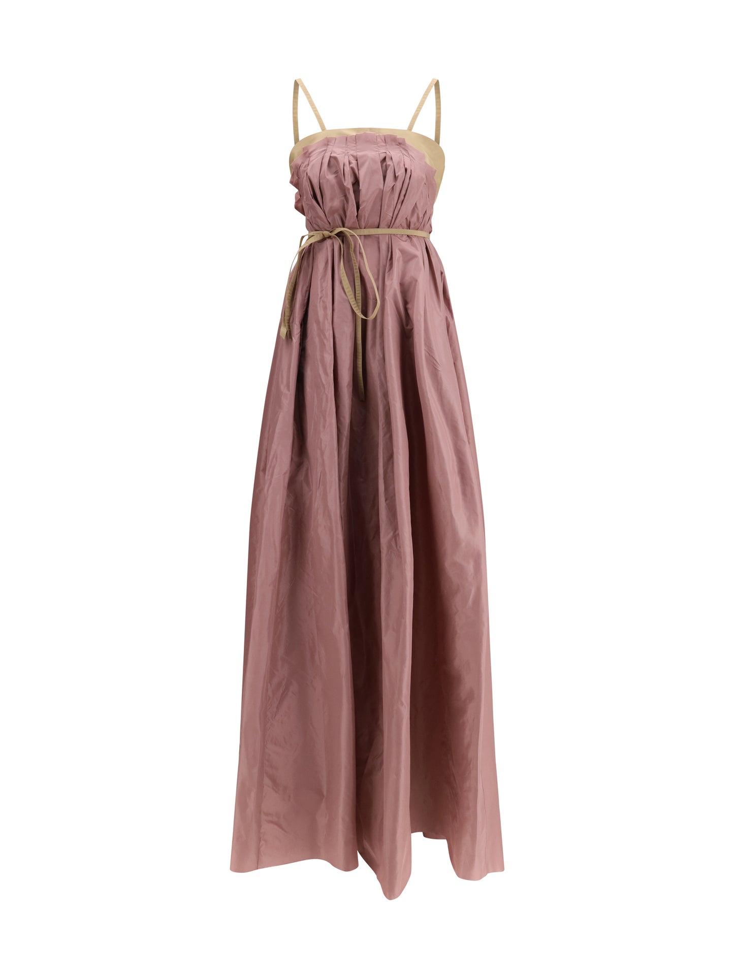 Taffeta Maxi Dress Pink