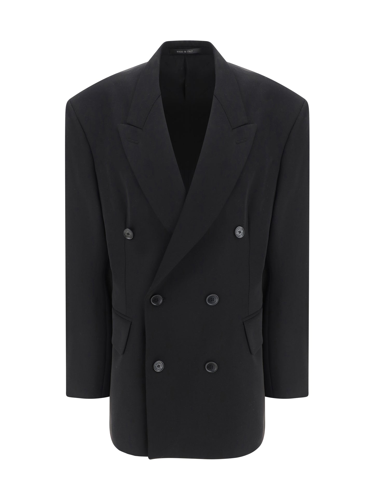 Blazer Jacket Black Wool