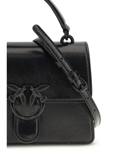 Top-Handle Mini Handbag Love One Black