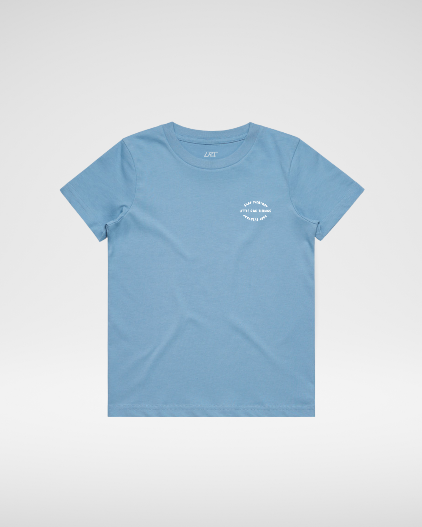 Surfs up Girl Tee - Cloud Blue