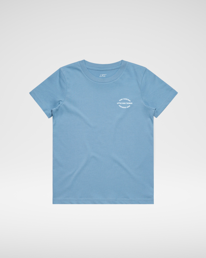 Surfs up Girl Tee - Cloud Blue
