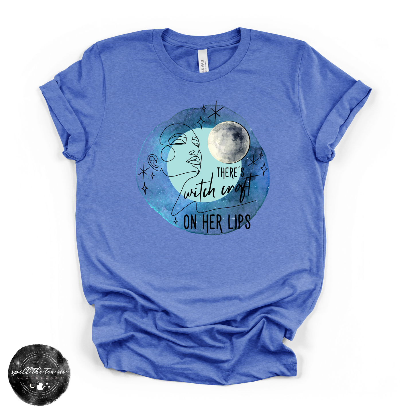 There’s Witchcraft on Her Lips Tee | Witchy Graphic T-Shirt