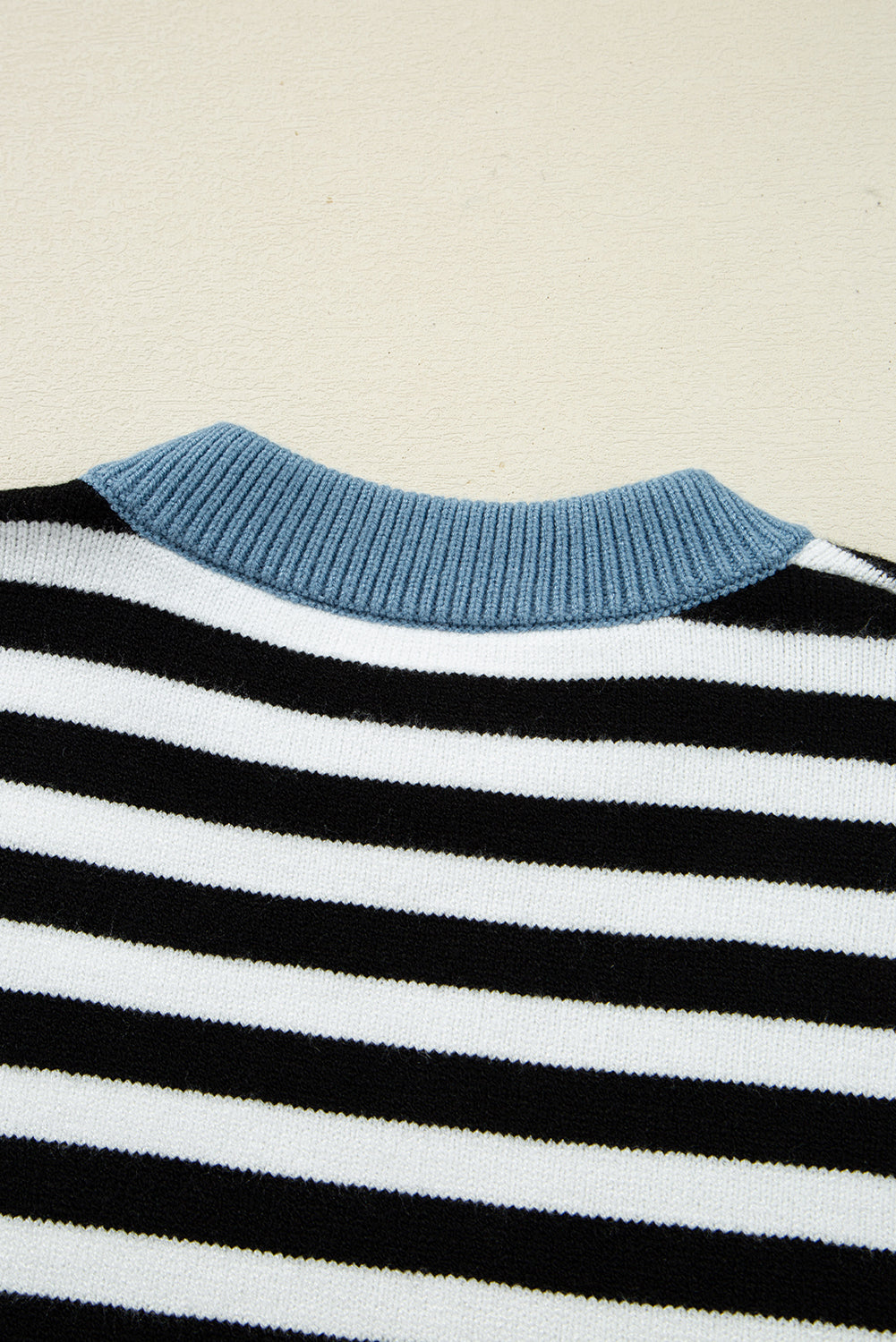Threaded Pear Julieta Colorblock Sleeve Chic Sweater