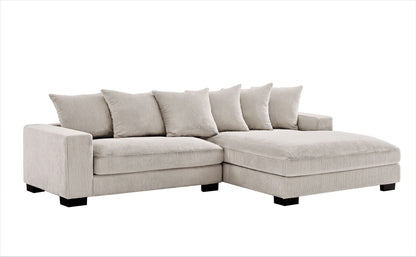 Luxe - Oversized 2 Piece Sectional Couches for Living Room, L Shaped Sofa With Chaise