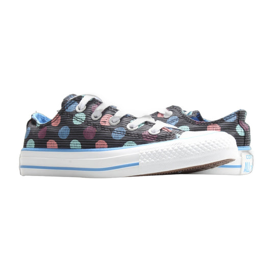 Converse Chuck Taylor All Star Ox Polka Dots Sneakers — Graphite Low-Top